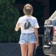 Ashley Tisdale – Shopping with her husband in West Hollywood