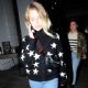 Lottie Moss at the Bluebird Cafe on the Kings Road in Chelsea