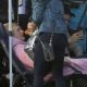 Elisabeth Moss – Pictured on set with director Max Minghella in Los Angeles
