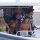 Brittany Matthews – In a orange bikini on a yacht in Cabo San Lucas