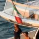 Francesca Sofia Novello – In a swimsuit on a yacht in Italy