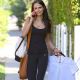 Actress and busy mom Jordana Brewster stops by a gym for a workout in West Hollywood, California on August 24, 2015