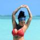 Jemma Lucy and Chantelle Connelly in Red Bikini in the Caribbean