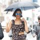 Paula Patton out on the rain in New York City